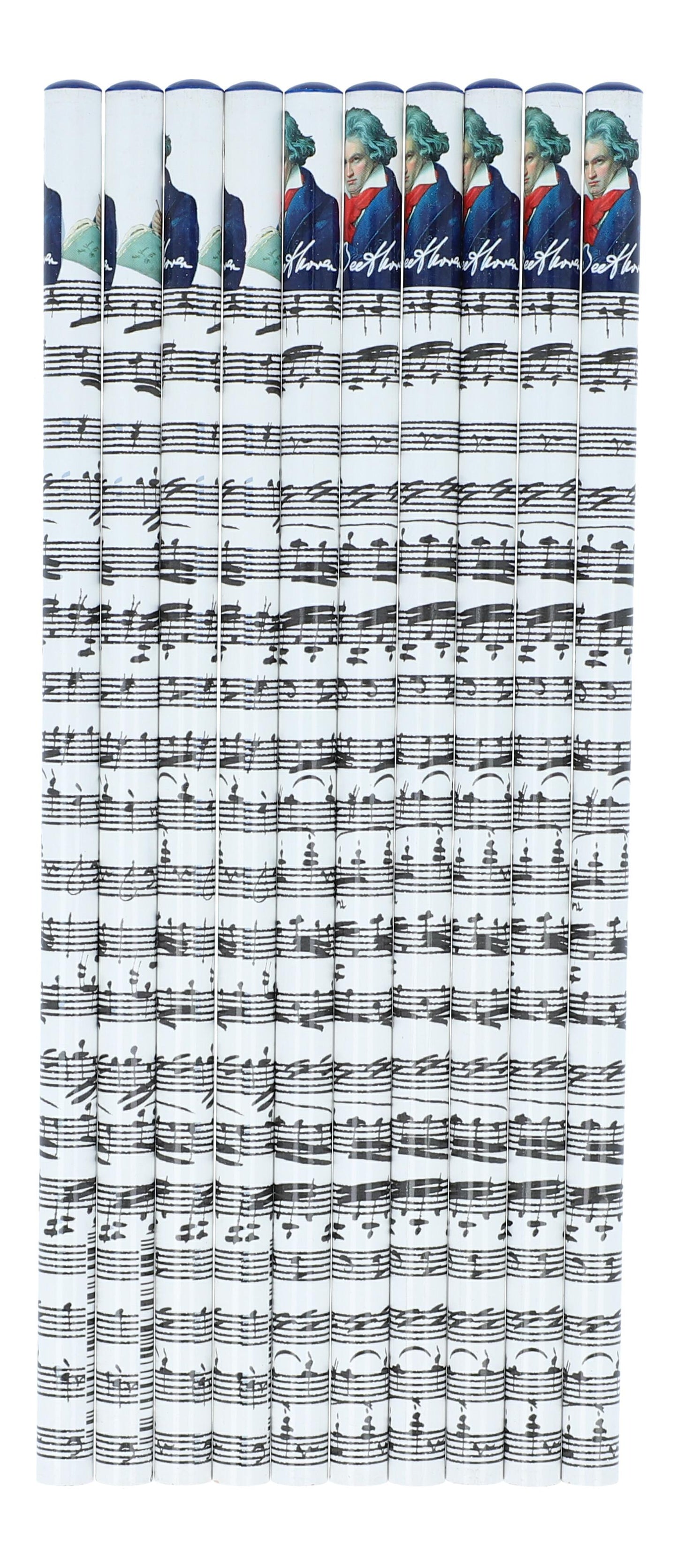 Komponisten-Bleistifte mit Beethoven oder Mozart