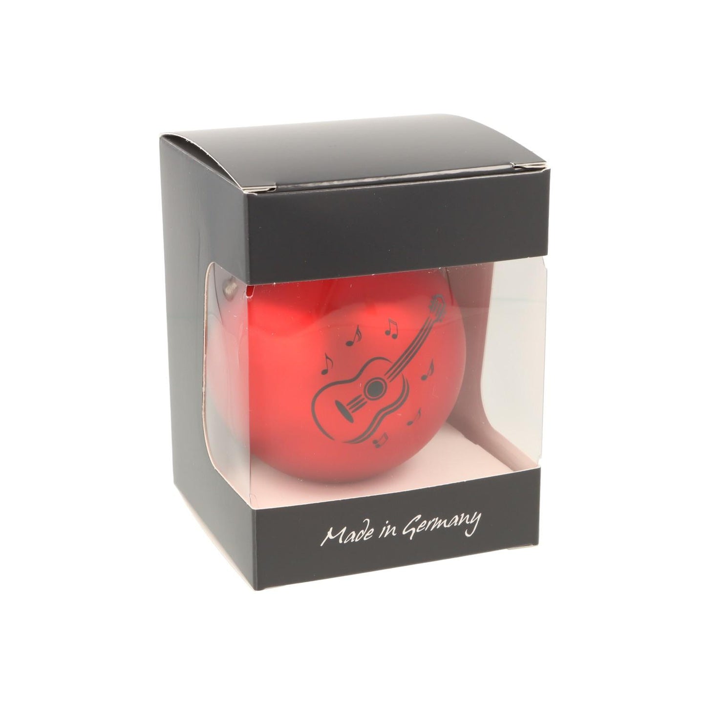 Weihnachtskugel mit Konzertgitarre-Druck (einzeln), verschiedene Farben