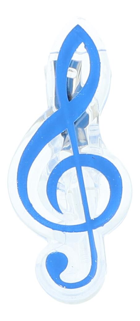 treble clef clamps, colorful