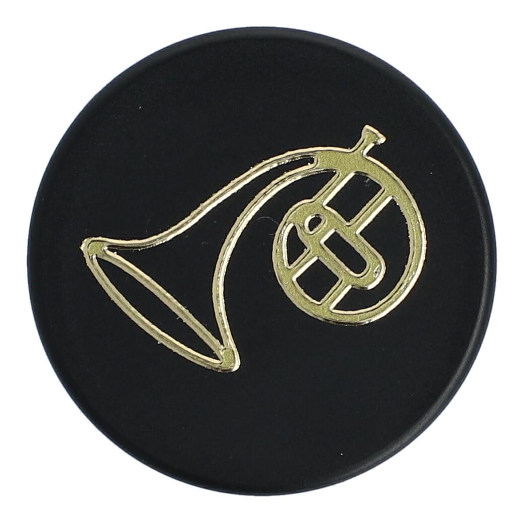 Magnete mit goldenen Instrumenten und Noten (einzeln)