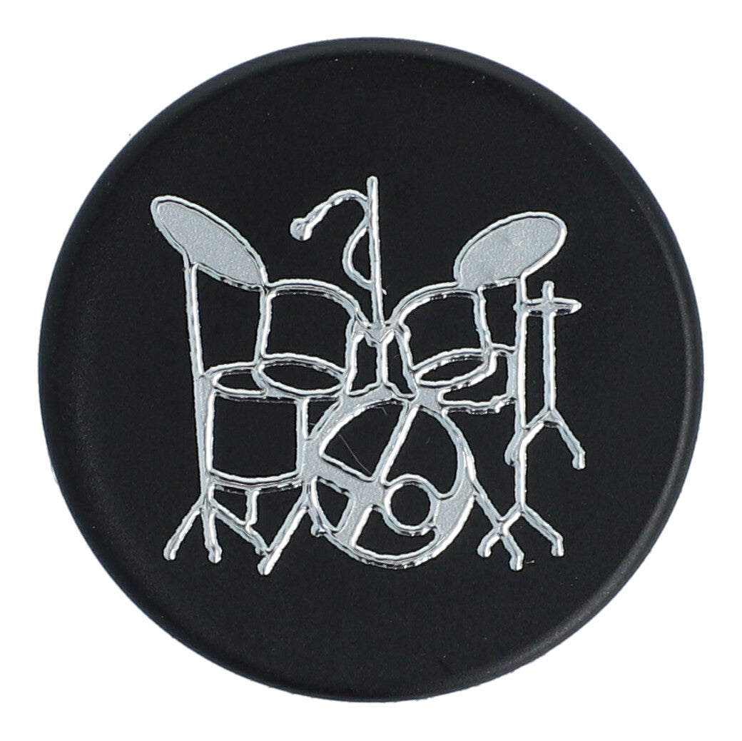 Magnets with silver instruments and notes (single)