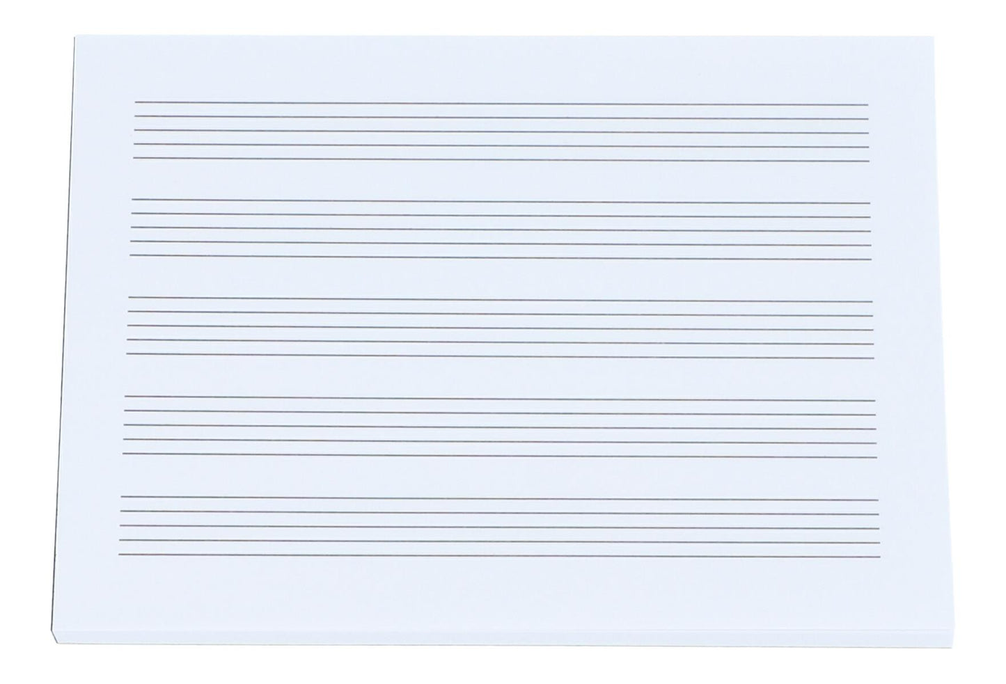 music line block DIN A7