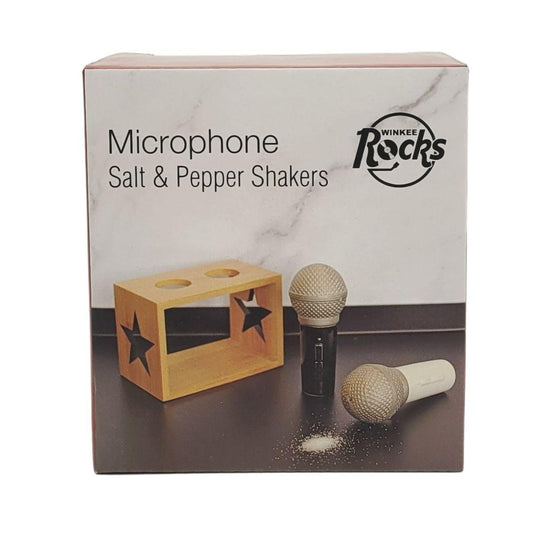 Microphone Salt & Pepper Shaker