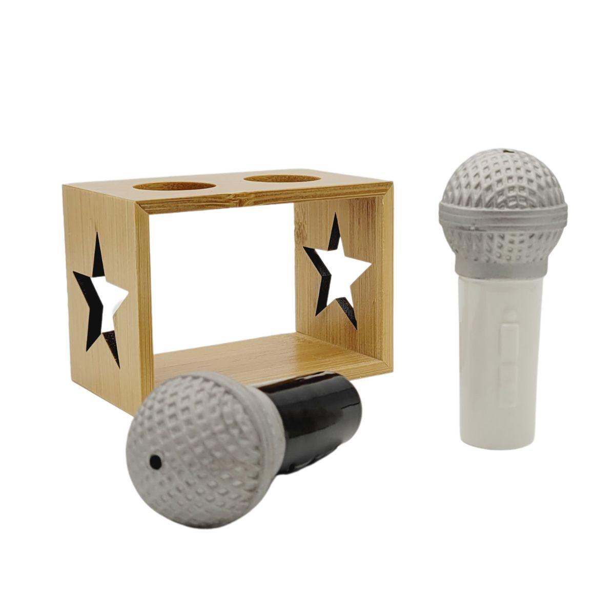 Microphone Salt & Pepper Shaker