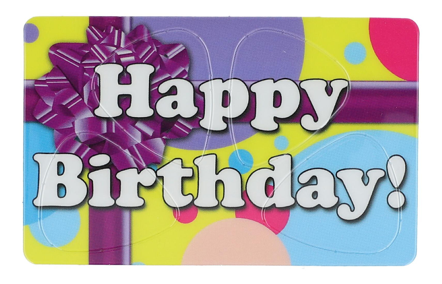 Plektrum-Karte mit 4 Plektren, Happy Birthday, verschiedene Varianten