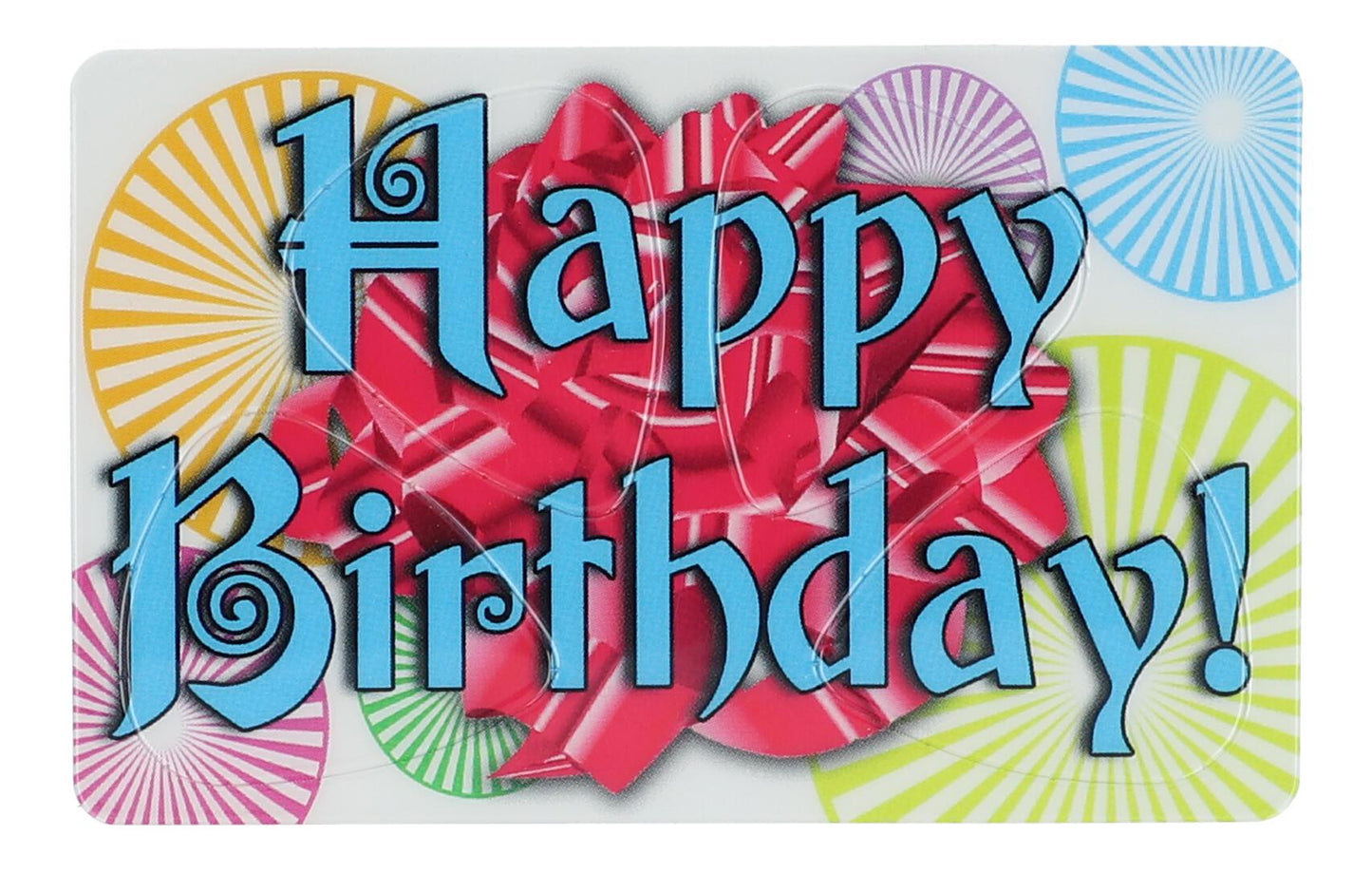 Plektrum-Karte mit 4 Plektren, Happy Birthday, verschiedene Varianten