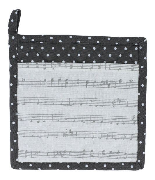 Slip-on Potholder Music, Notes & Dots