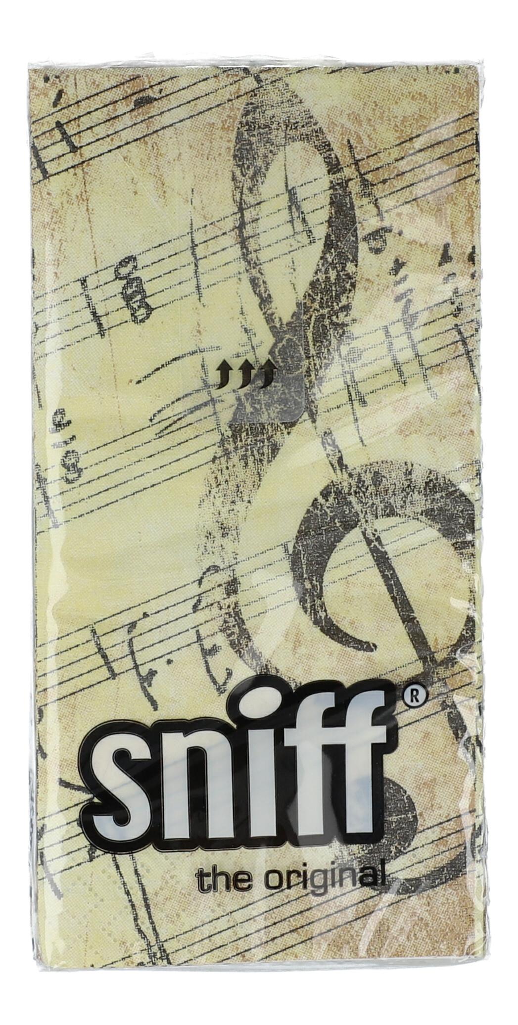 Design-Papiertaschentücher Violinschlüssel und Notenzeilen