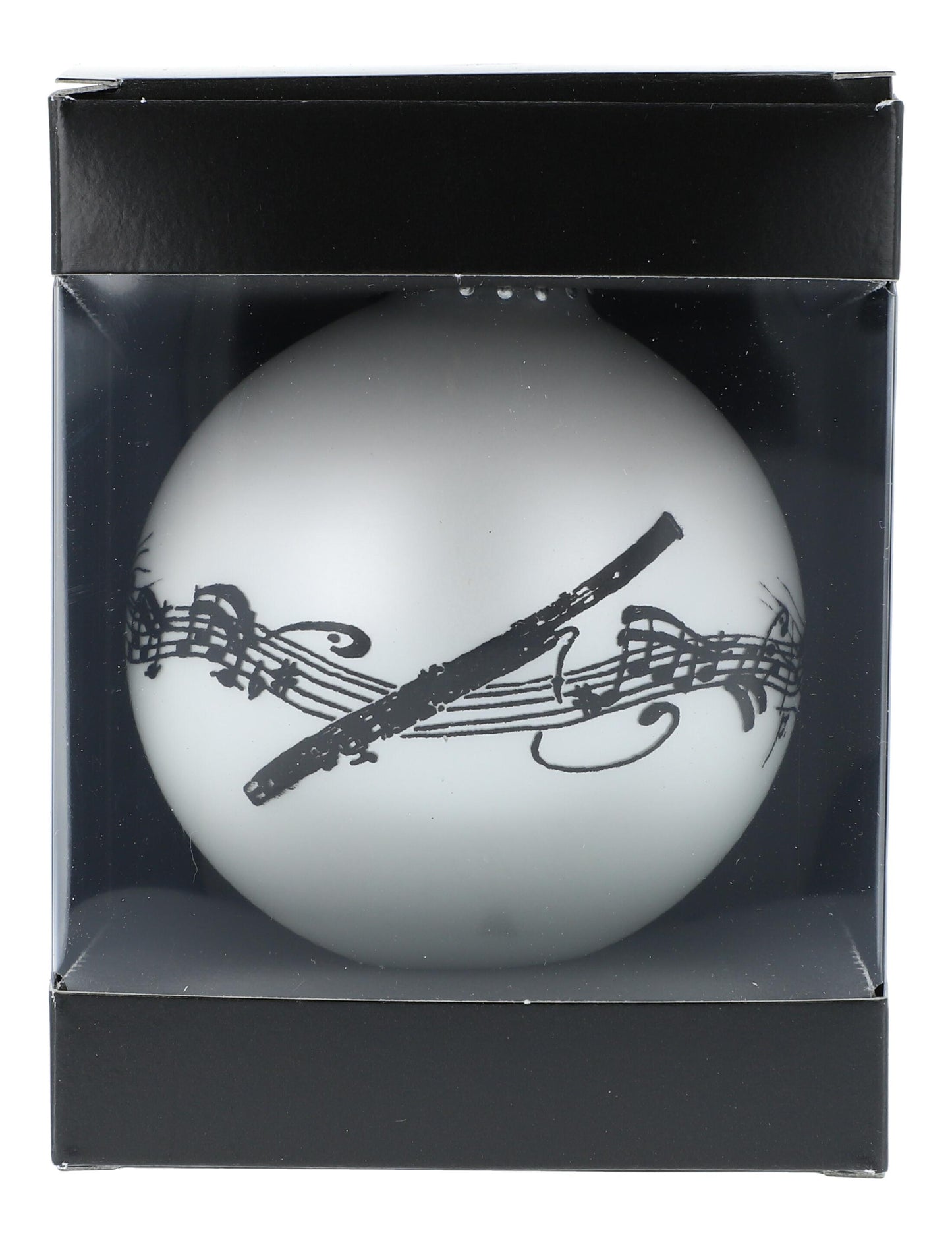 Musik-Motiv-Weihnachtskugeln (einzeln) in der Geschenkbox