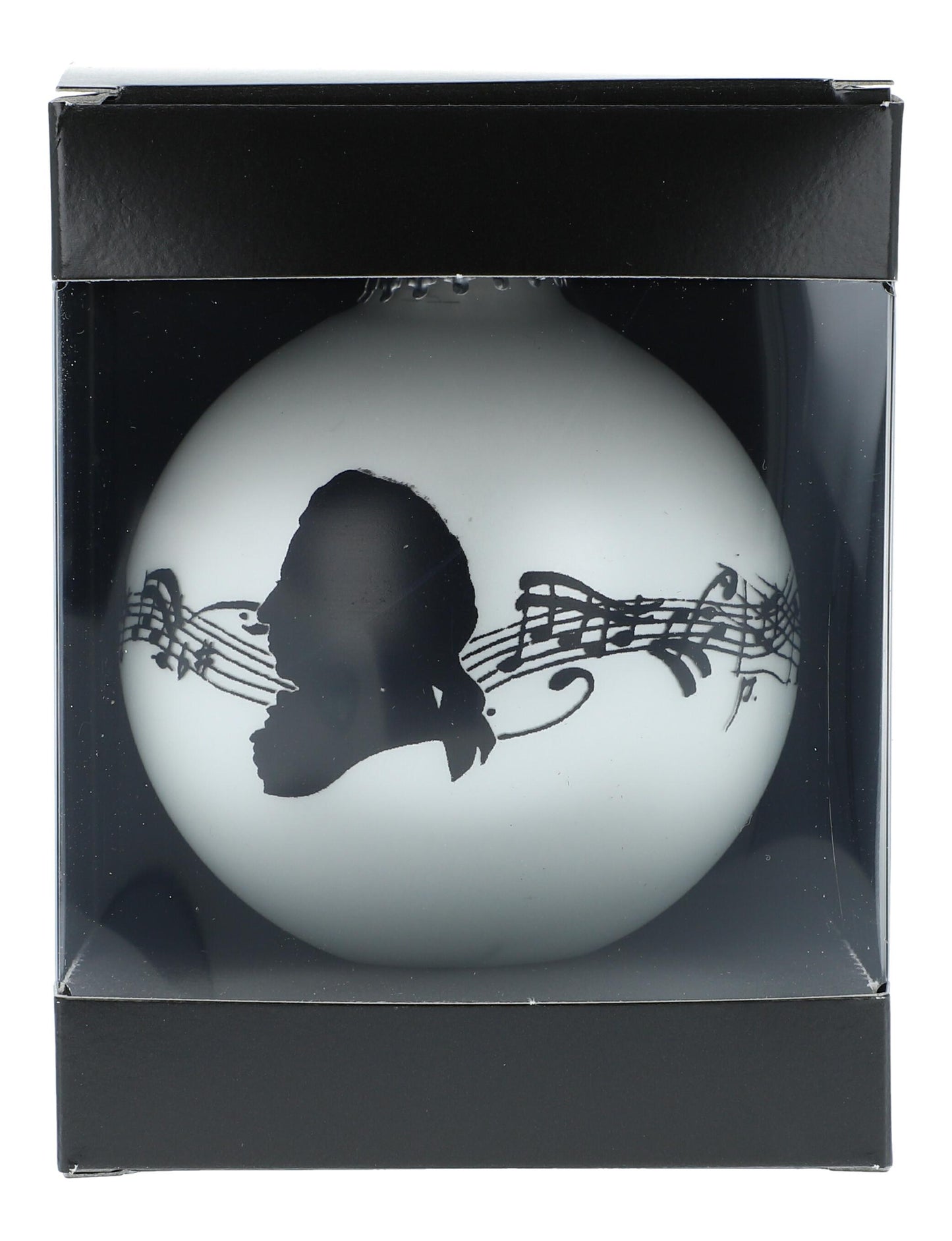 Musik-Motiv-Weihnachtskugeln (einzeln) in der Geschenkbox