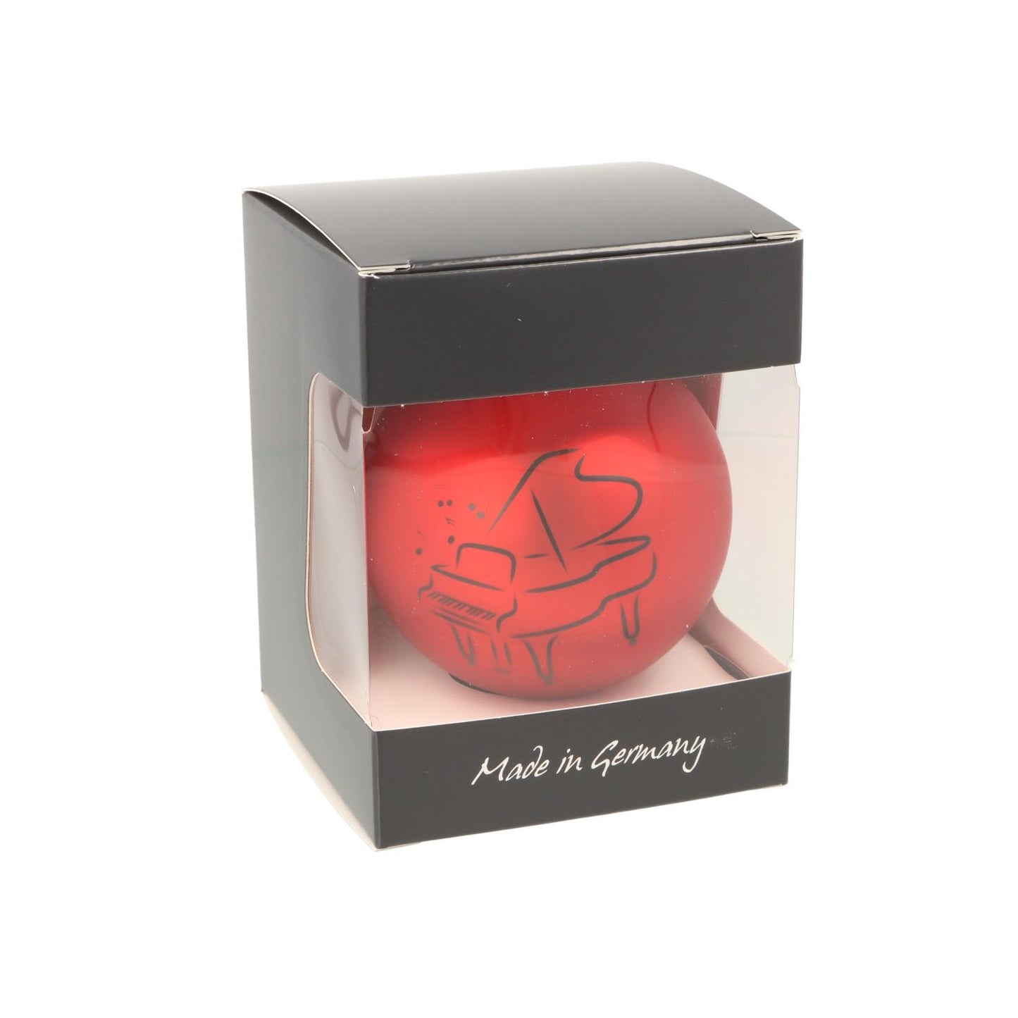 Weihnachtskugel mit Piano-Druck (einzeln), verschiedene Farben