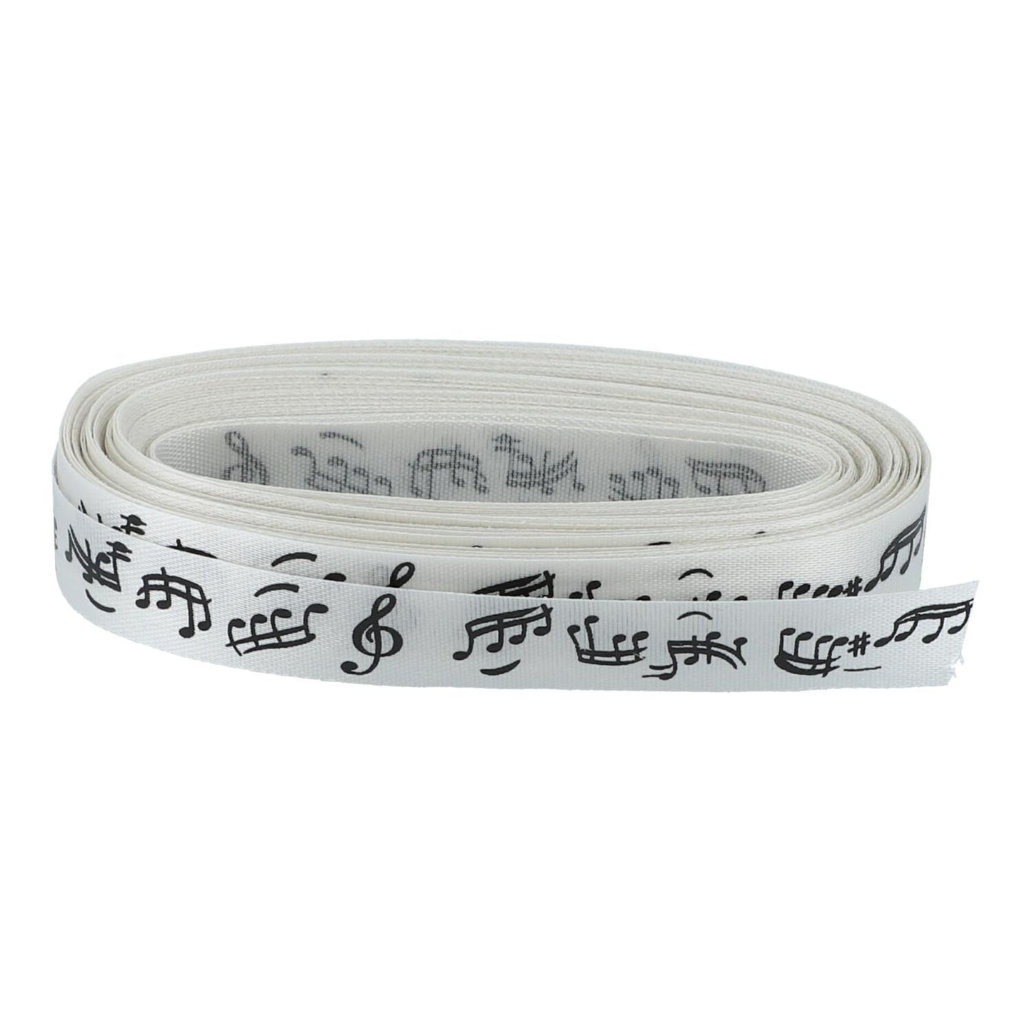 Geschenkband Noten und Violinschlüssel, Farben bordeaux, schwarz oder champagner
