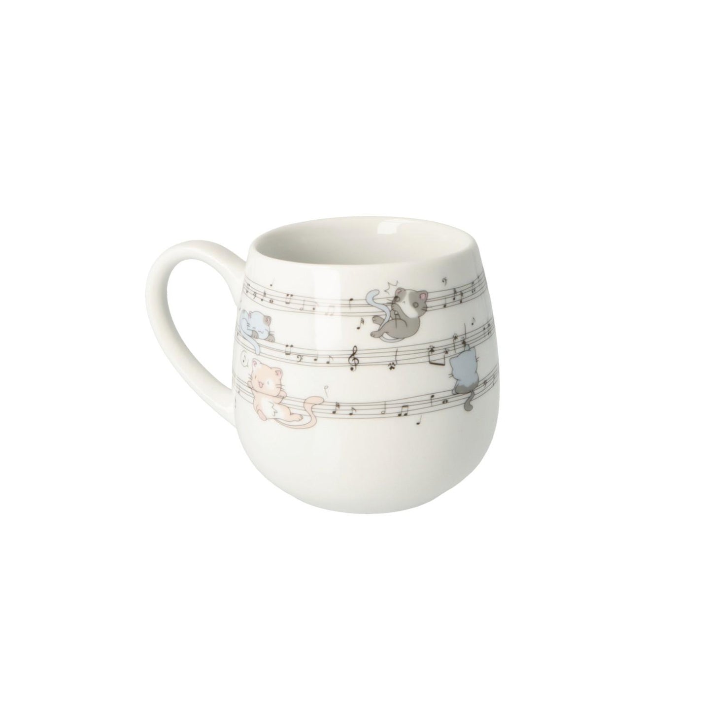 Kuschelbecher musikalische Katze