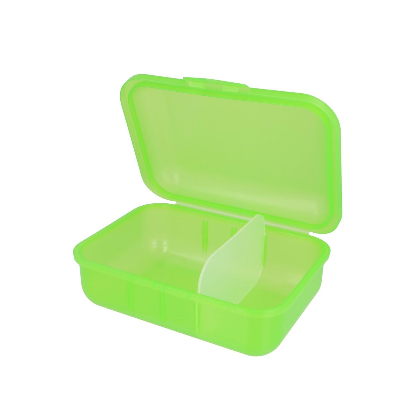 Lunch box with click closure and music note print, 3 colors