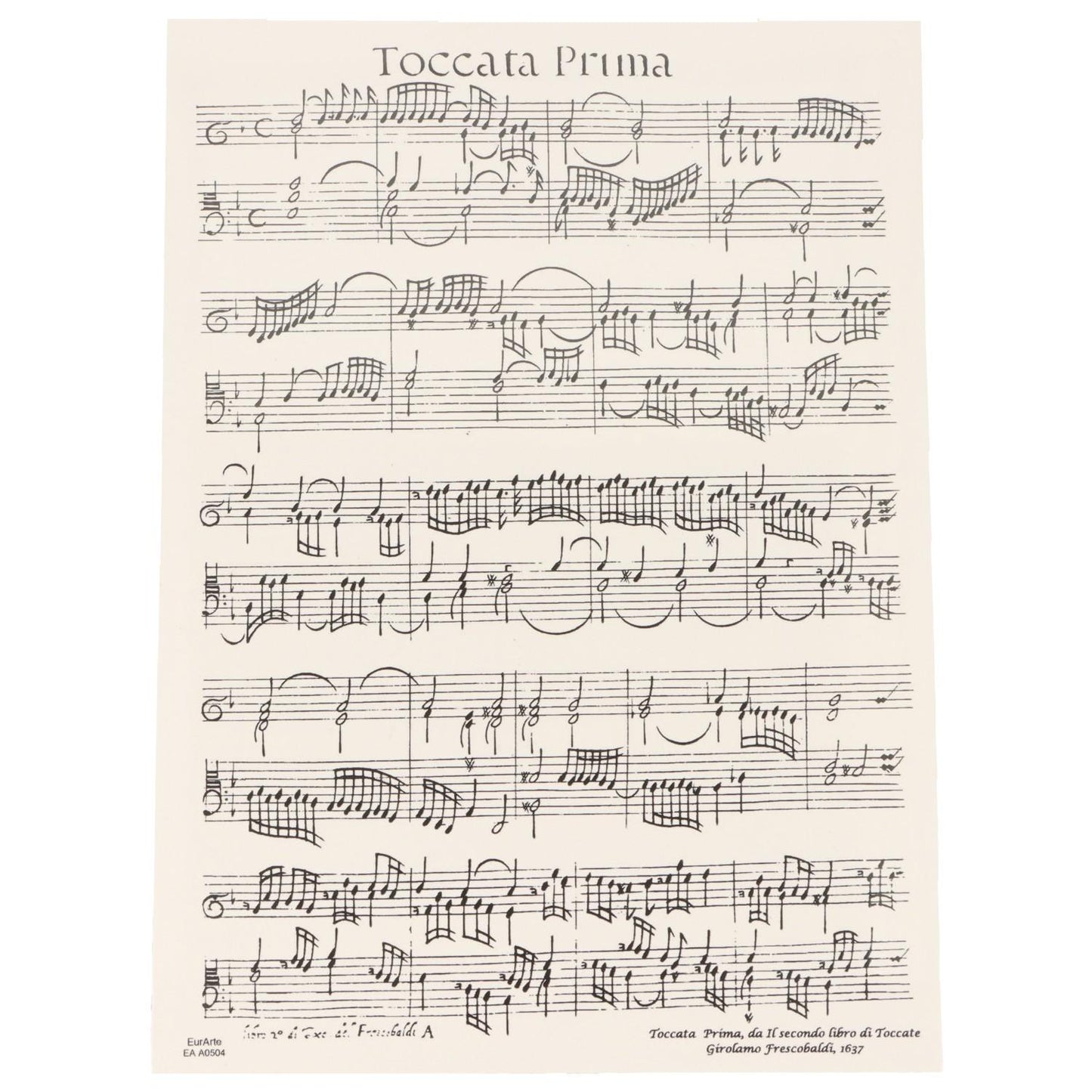 Puzzle with melody motifs, music, 384 pieces