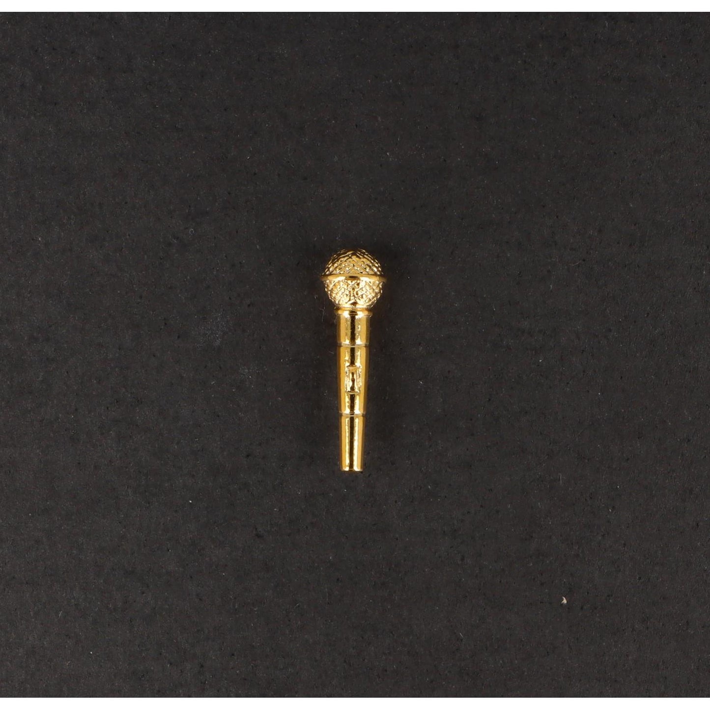 Microphone pin, silver-plated or gold-plated