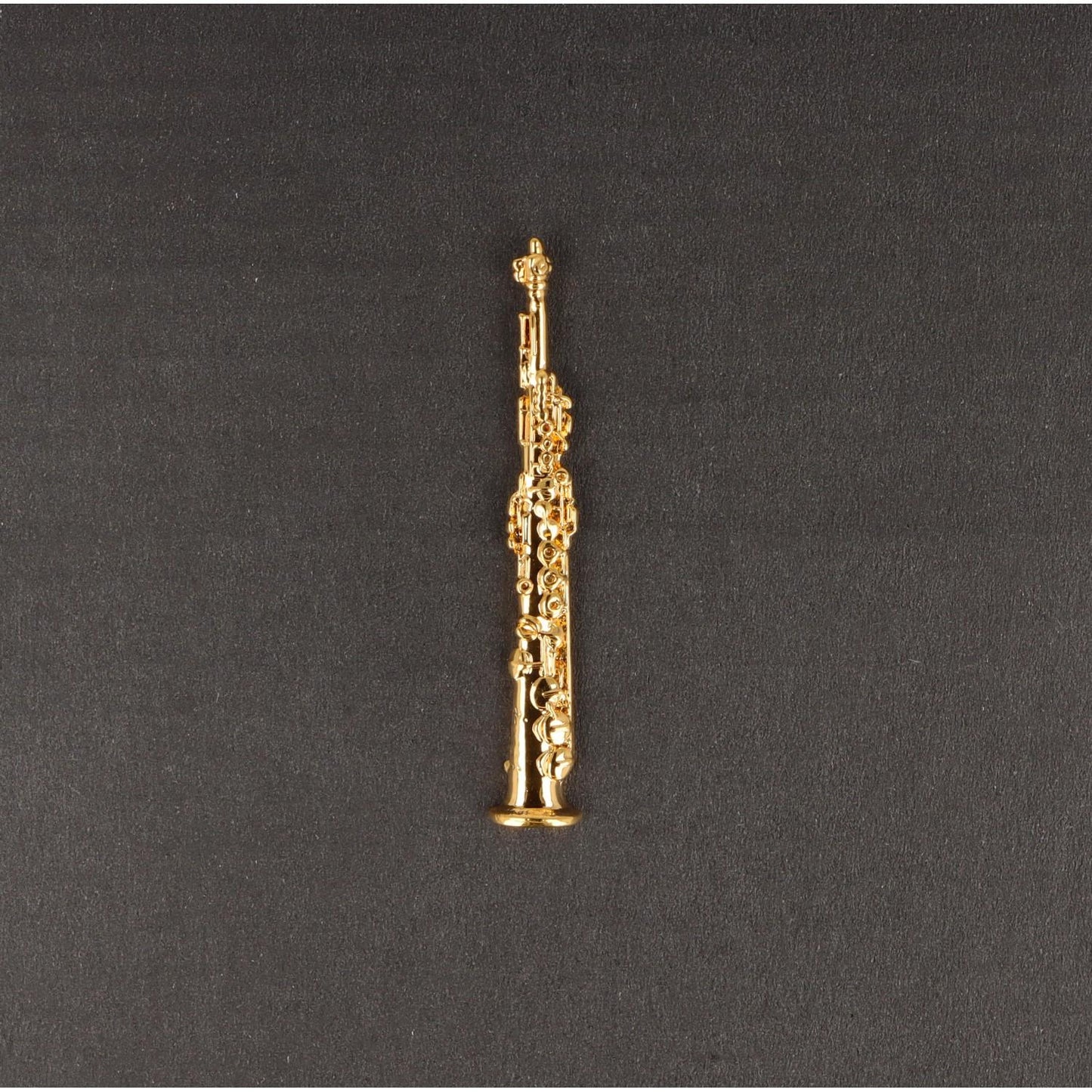 Sopran-Saxophon-Pin, vergoldet