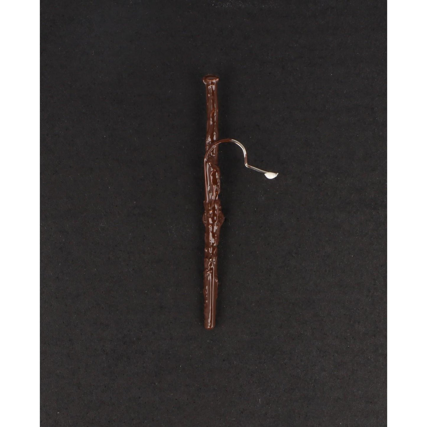 brown bassoon pin