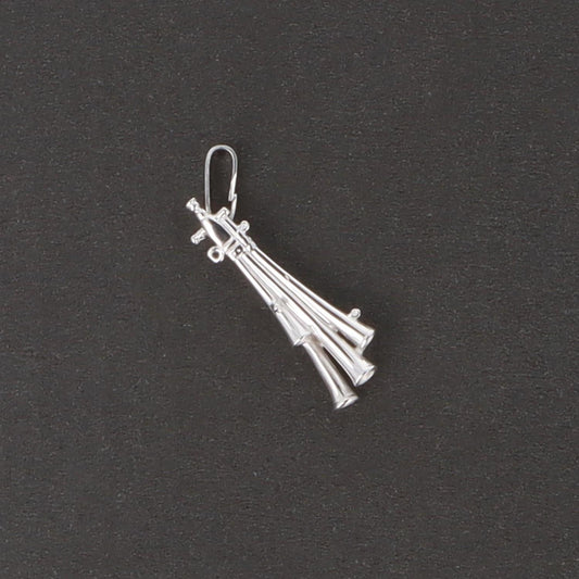 shawm pendant, without chain, silver-plated