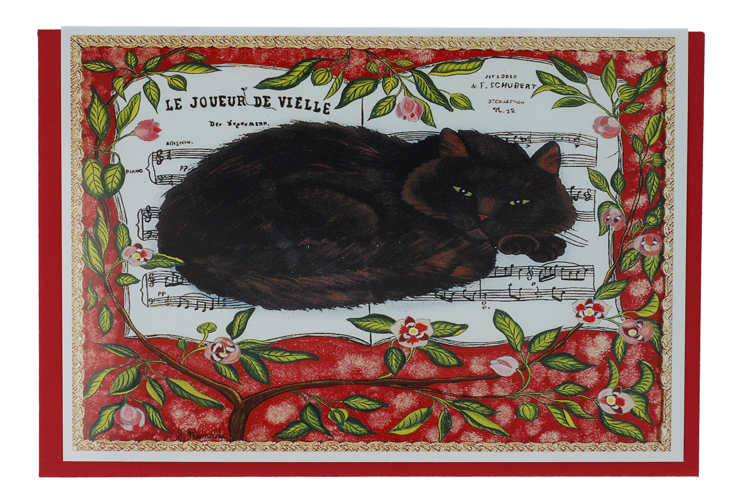 Doppelkarte Juliettes Katzen 7
