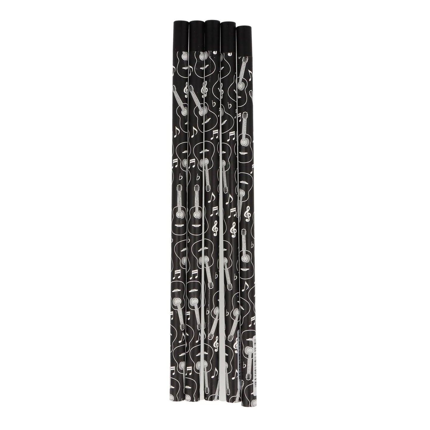 Bleistifte in schwarz mit musikalischen Motiven und magnetischem Kopf