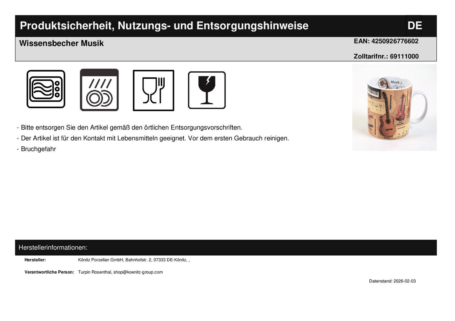 Wissensbecher Musik