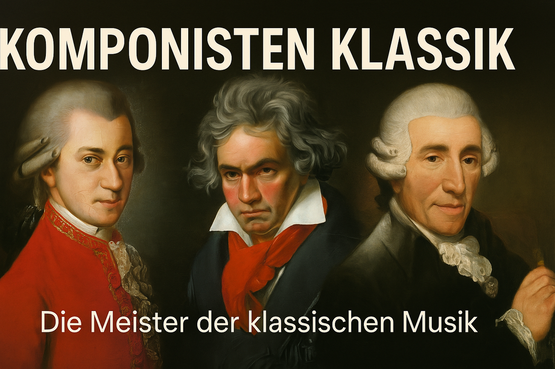 Grafik von 3 Klassik Komponisten