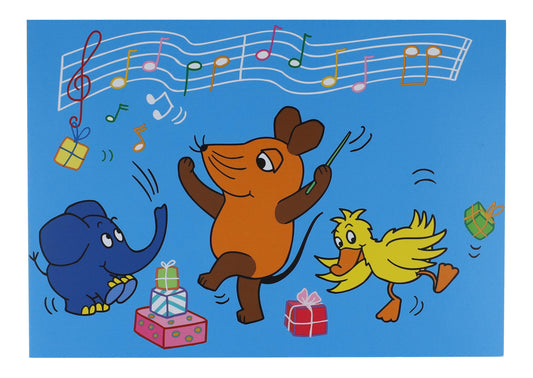 Postcard Birthday Serenade, the Mouse