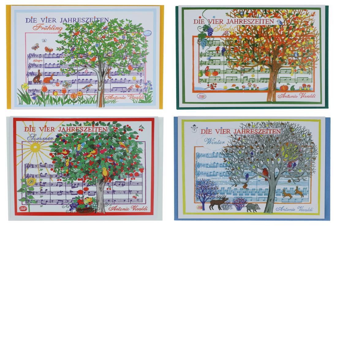Double Cards, The Four Seasons by Antonio Vivaldi