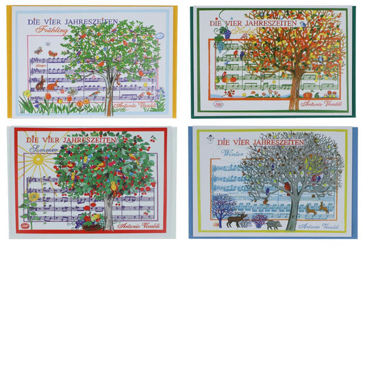 Double Cards, The Four Seasons by Antonio Vivaldi