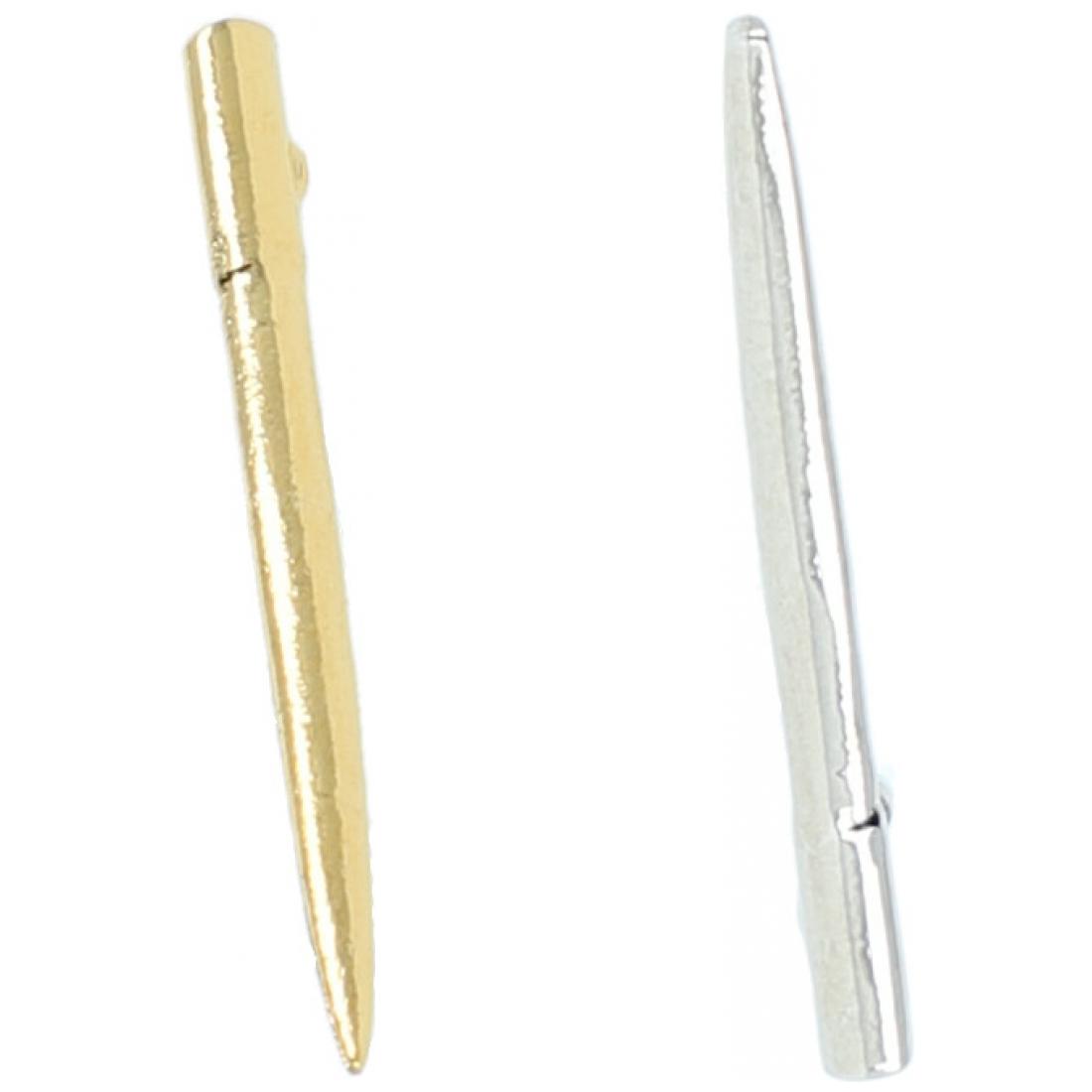 Conductor's baton pin, silver-plated or gold-plated, baton