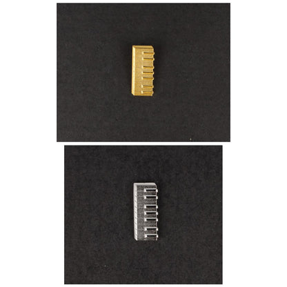 Keyboard pin, silver-plated or gold-plated