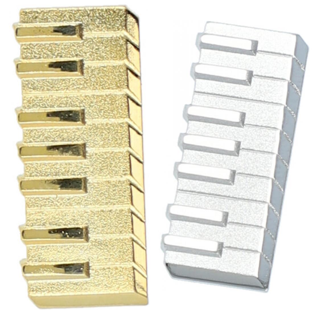 Keyboard pin, silver-plated or gold-plated