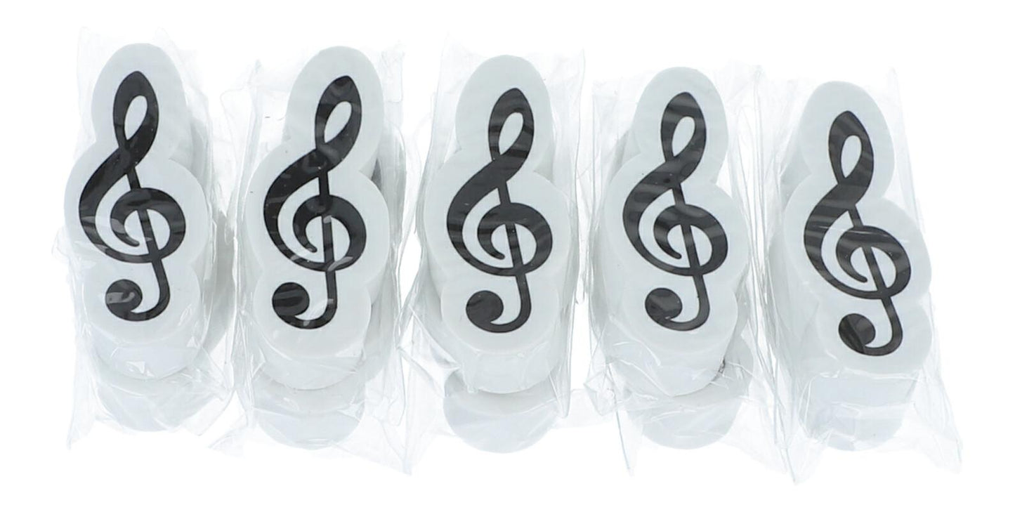 treble clef eraser