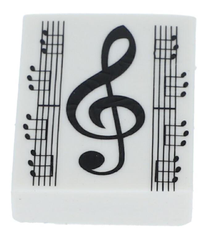 keyboard or treble clef eraser