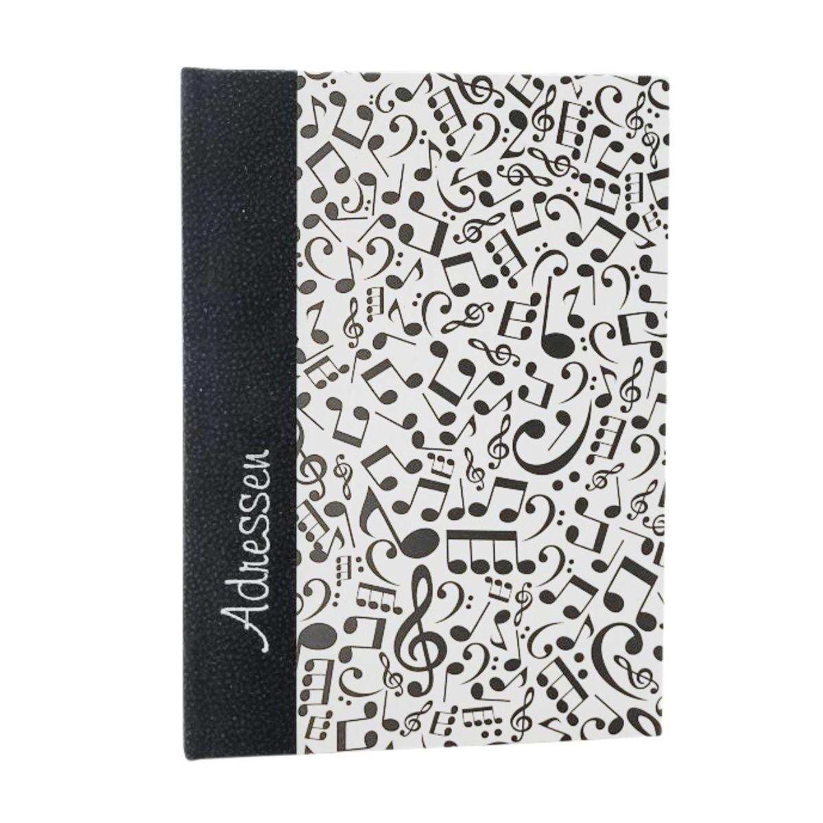 Telephone and address book Swinging Notes with black notes