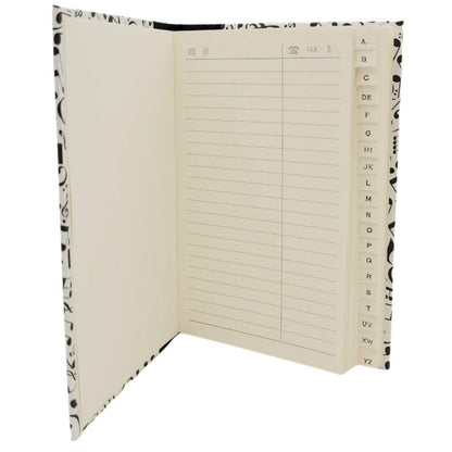 Telephone and address book Swinging Notes with black notes