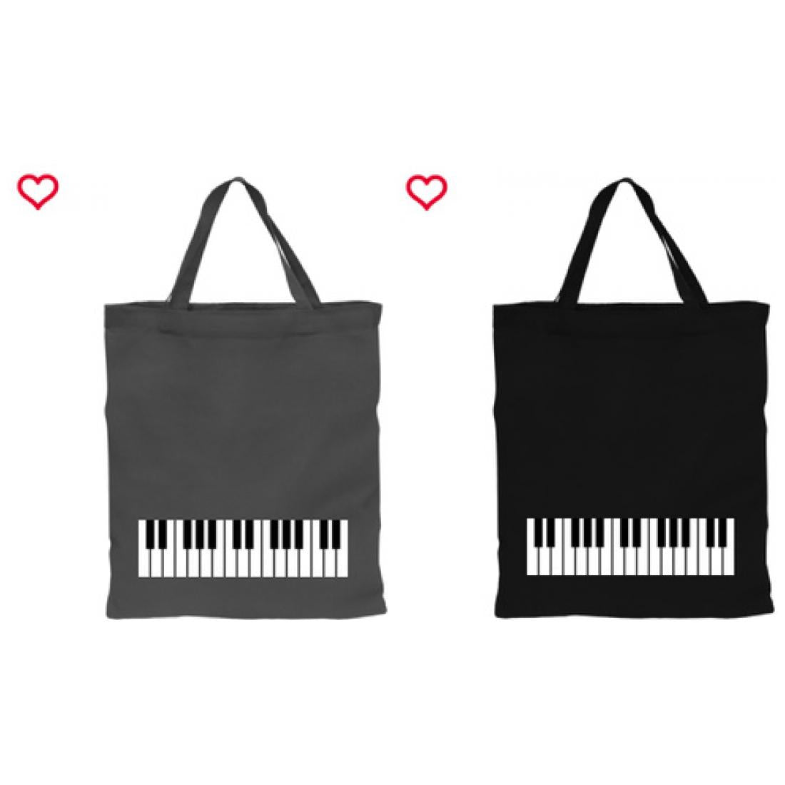 Keyboard handle bag, short handles in different colors