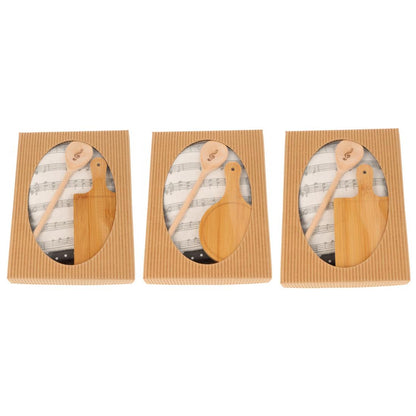 Gift set with oven glove "Schnappi", mini wooden spoon and mini board