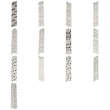 Pencils in white with musical motifs and magnetic head