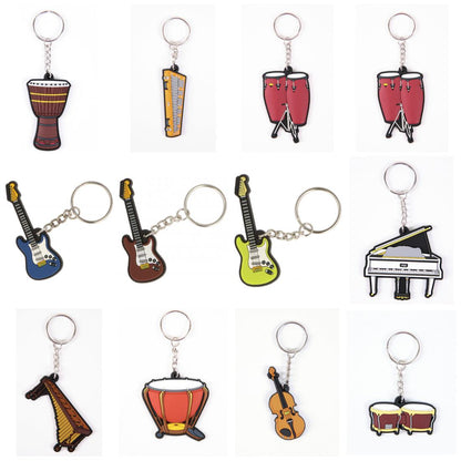 Plastic instrument keychain, various instruments