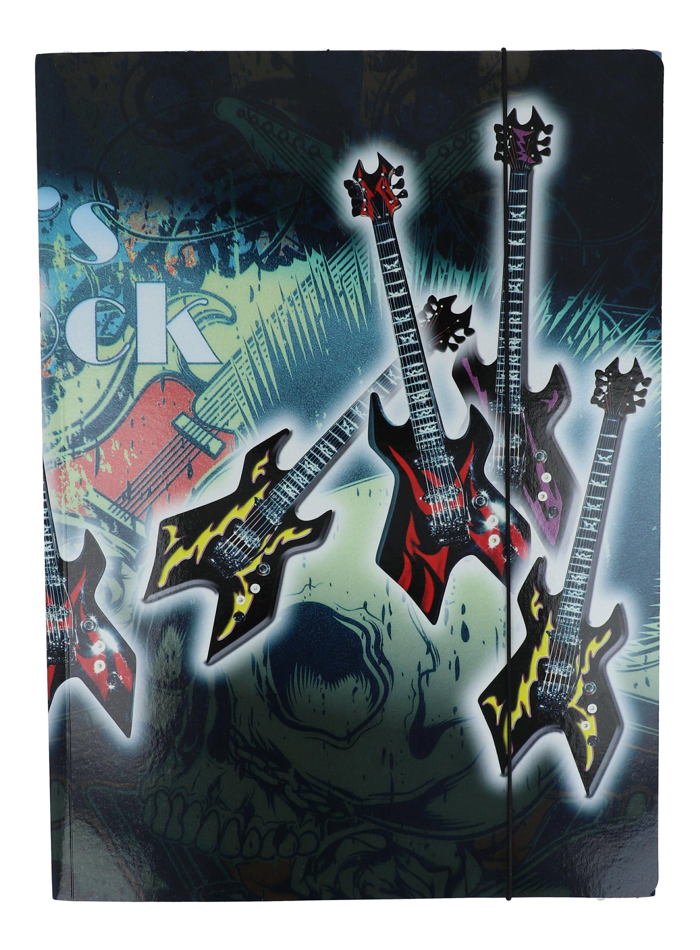 5 x folder electric guitars, rock