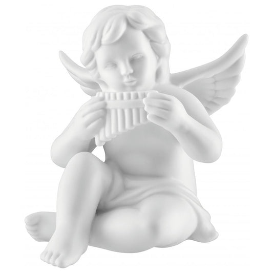 Engel mit Panflöte, aus Porzellan verschiedene Größen
