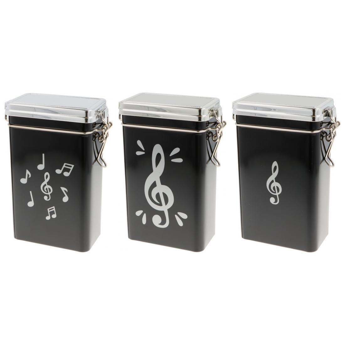 Kaffeedose mit verschiedenen musikalischen Motiven