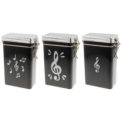 Kaffeedose mit verschiedenen musikalischen Motiven