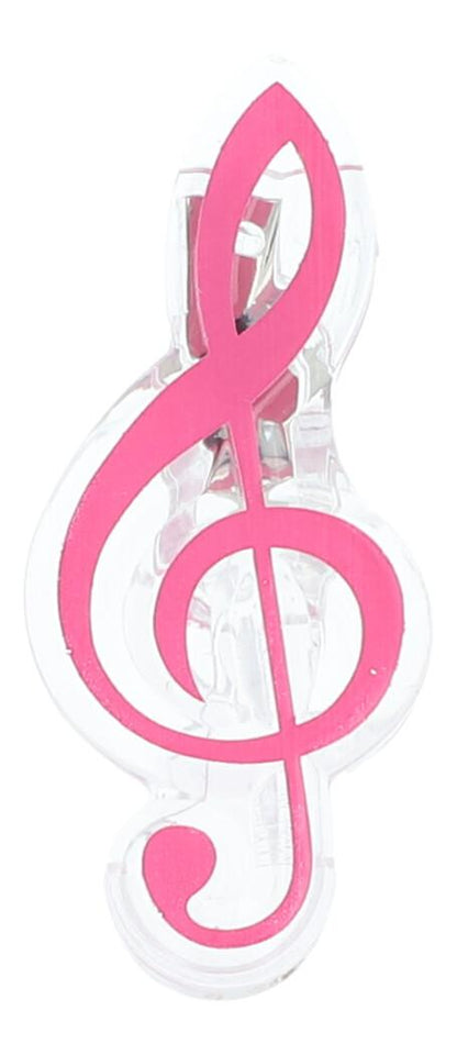 treble clef clamps, colorful