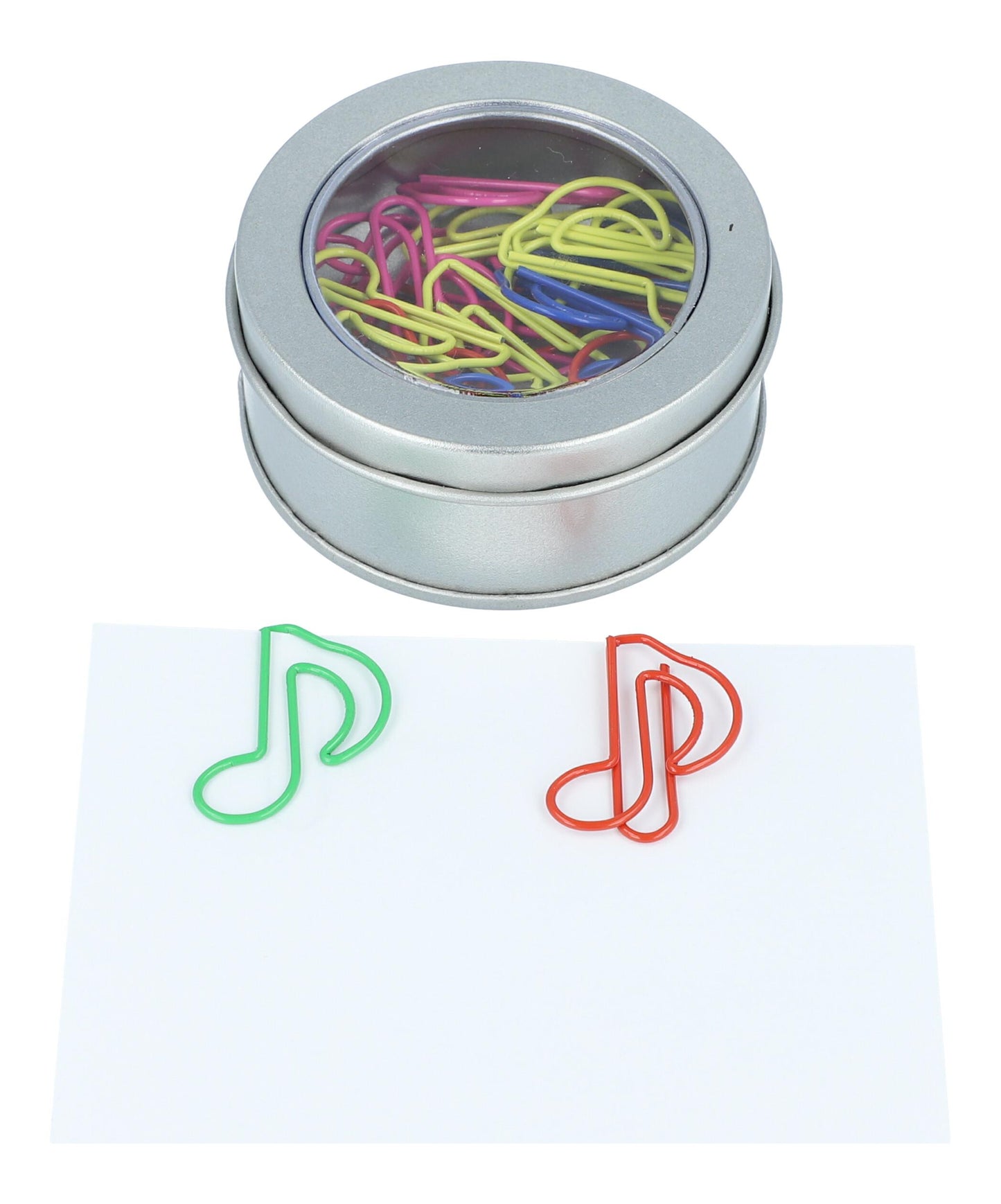 metal music and instrument paper clips