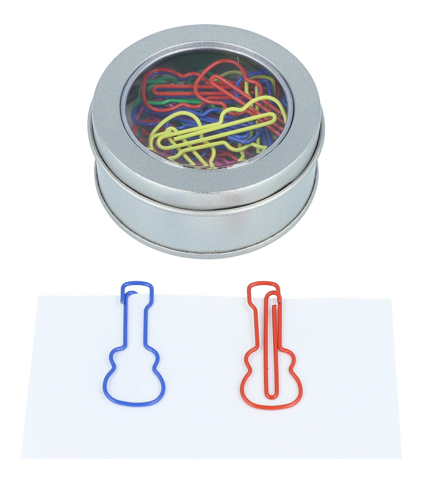 metal music and instrument paper clips