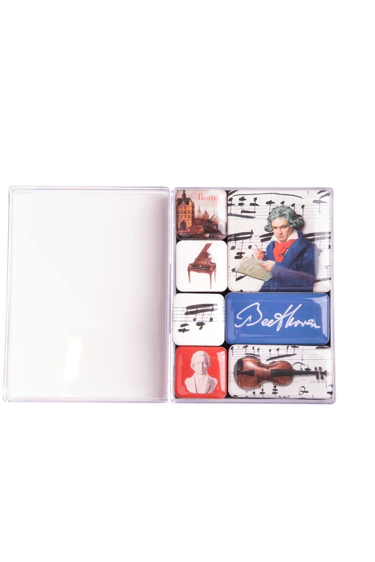 Beethoven magnet set with 7 different magnets