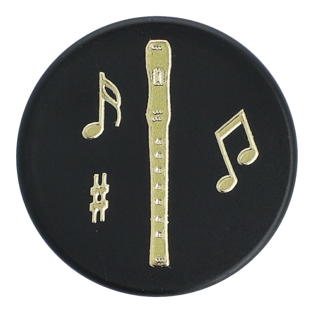 Magnete mit goldenen Instrumenten und Noten (einzeln)